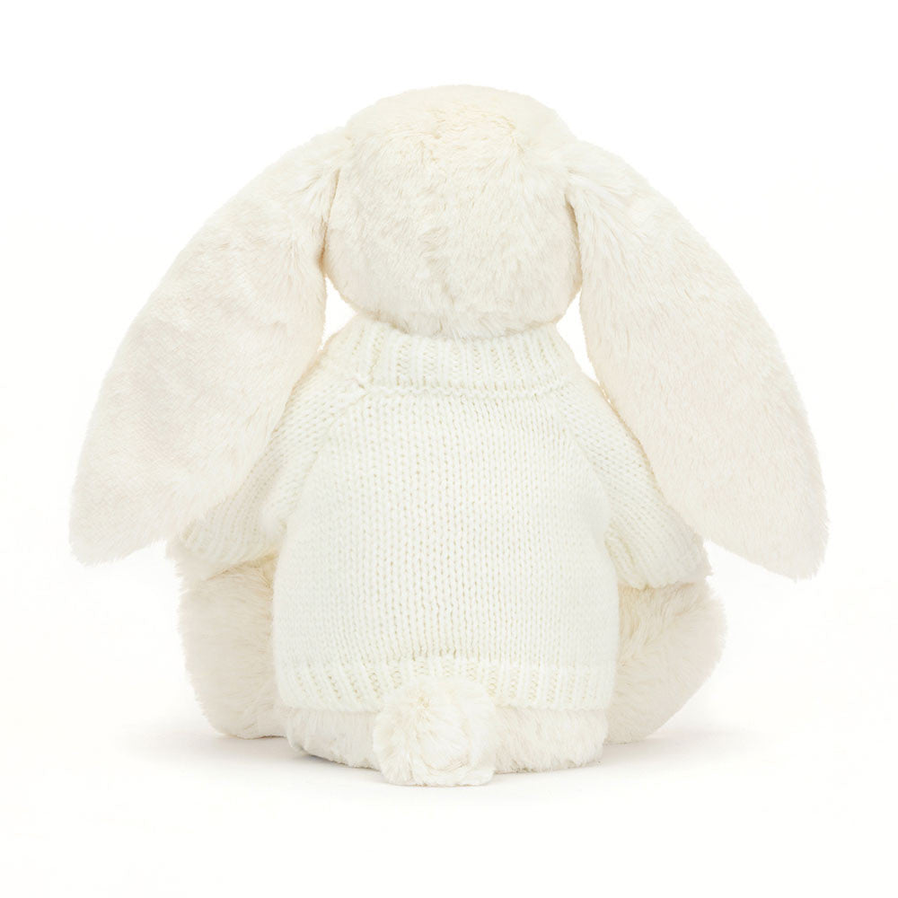 Blossom Cherry Bunny with Personalised Cream Jumper