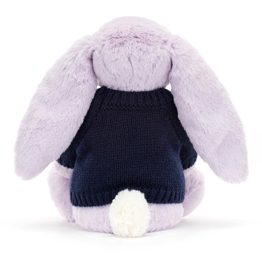 Blossom Jasmine Bunny with Personalised Navy Jumper