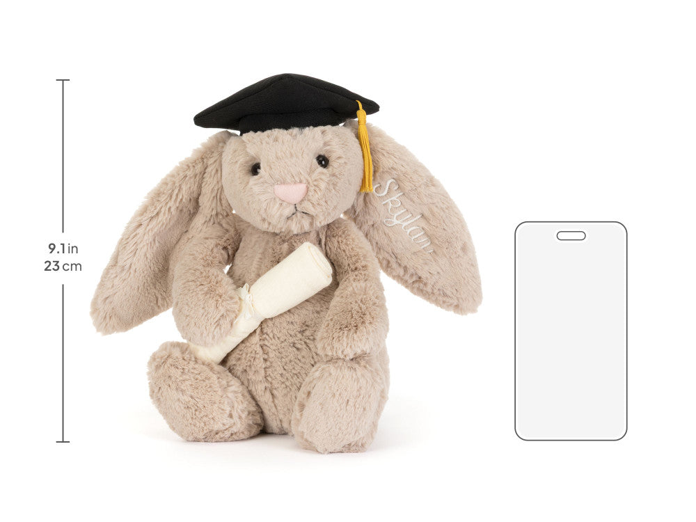 Personalised Bashful Bunny ‘Graduation’