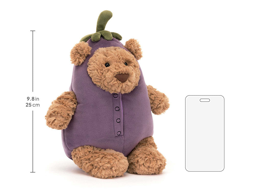 Bartholomew Bear Aubergine