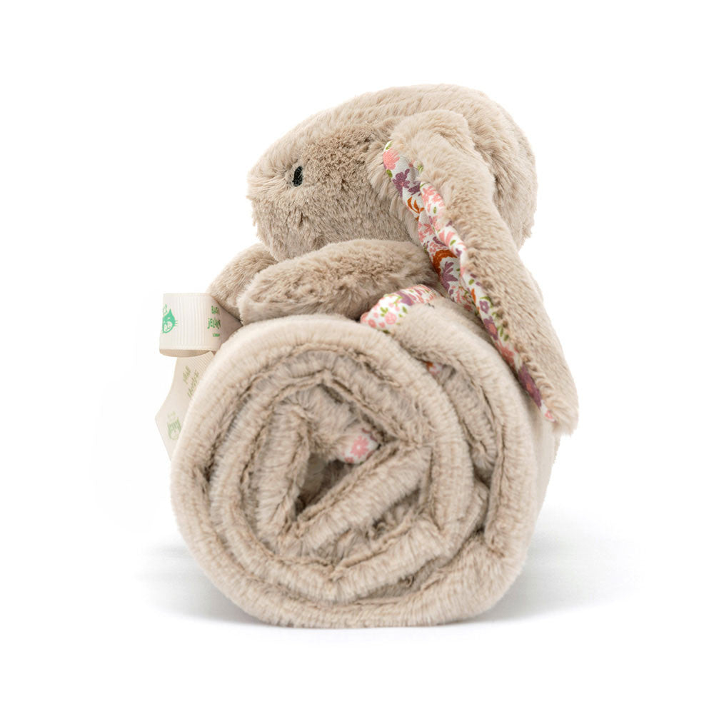 Blossom Beige Bunny 'Petal' Blankie