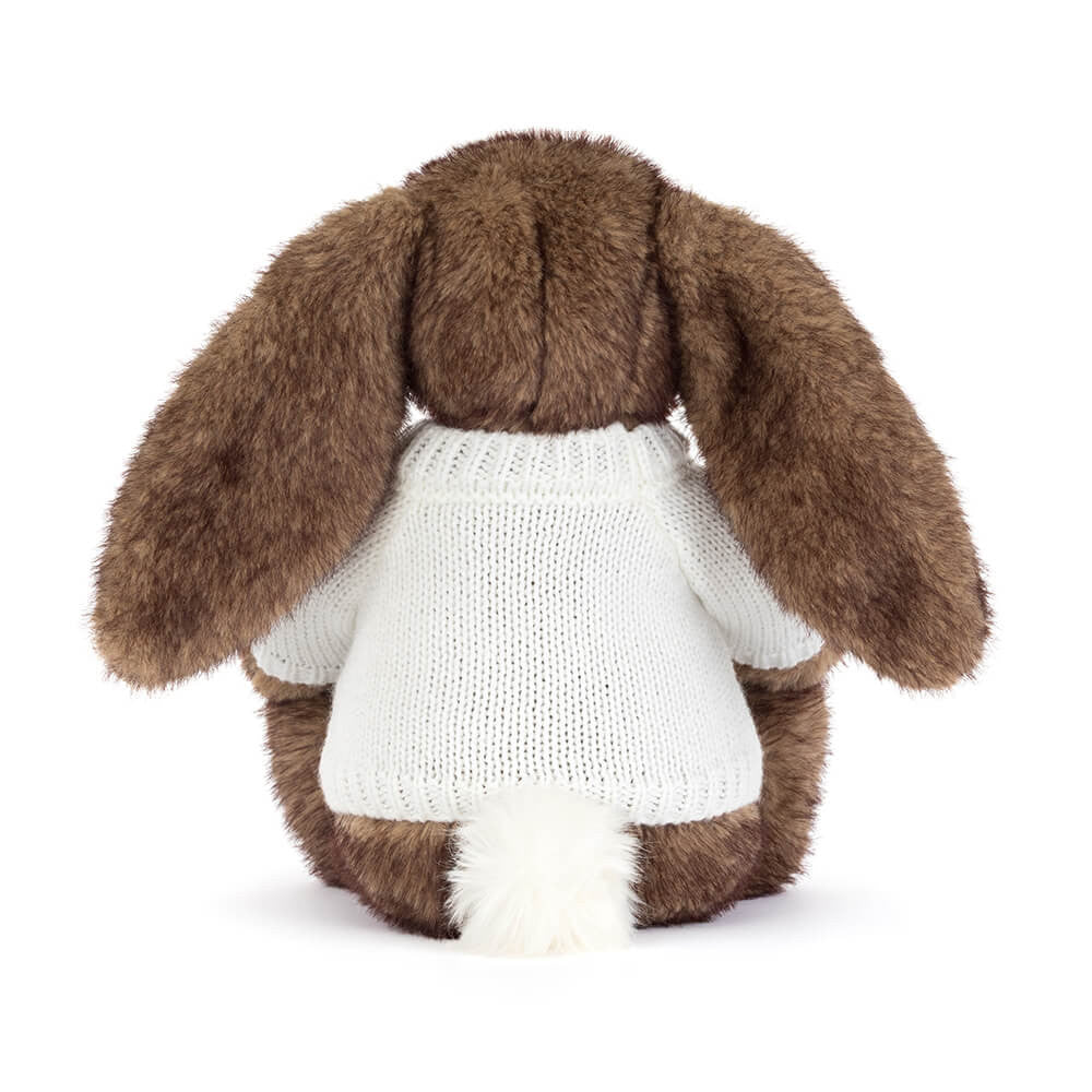 Hoppleston Luxe Bunny with Personalised Cream Jumper