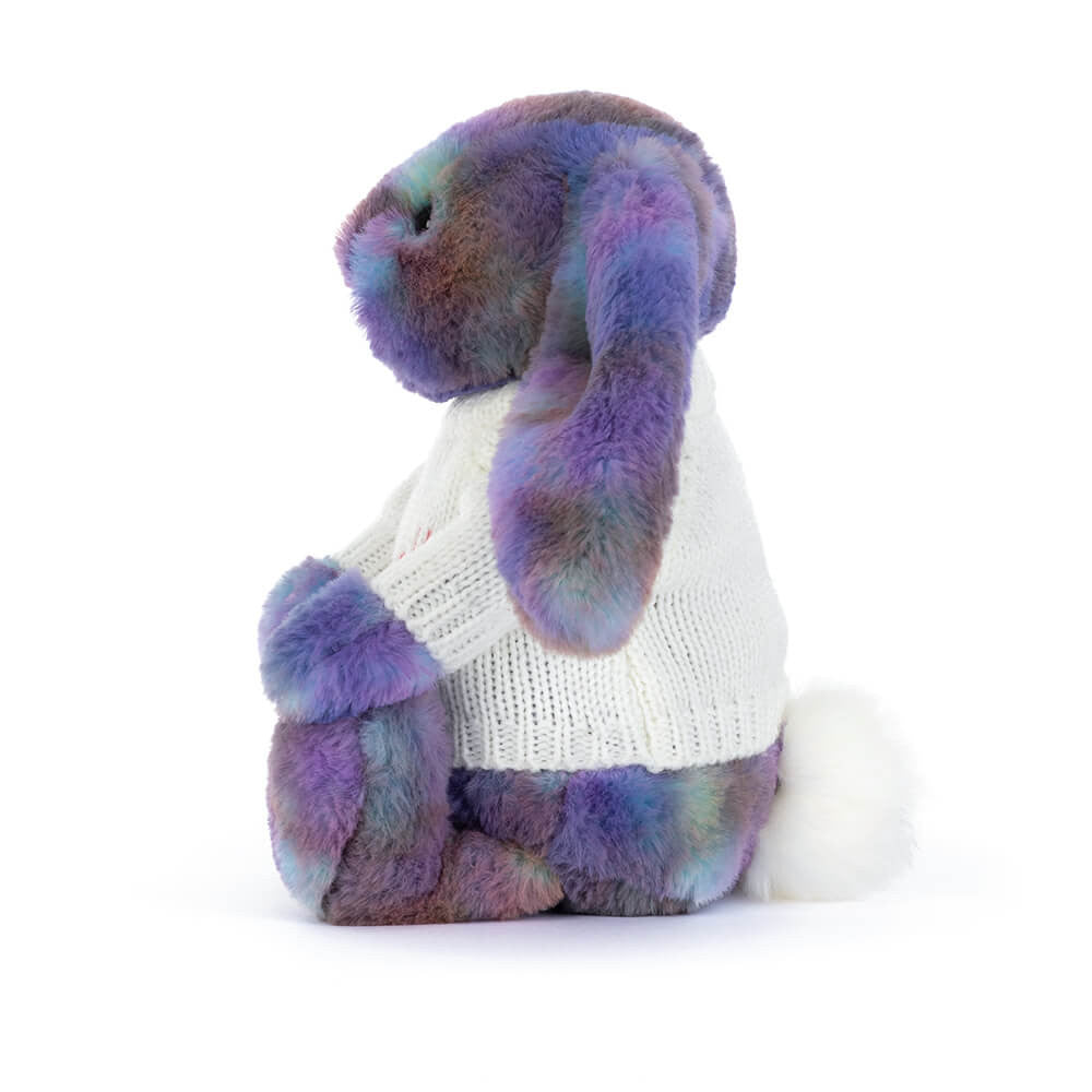 Zodihop Luxe Bunny with Personalised Cream Jumper