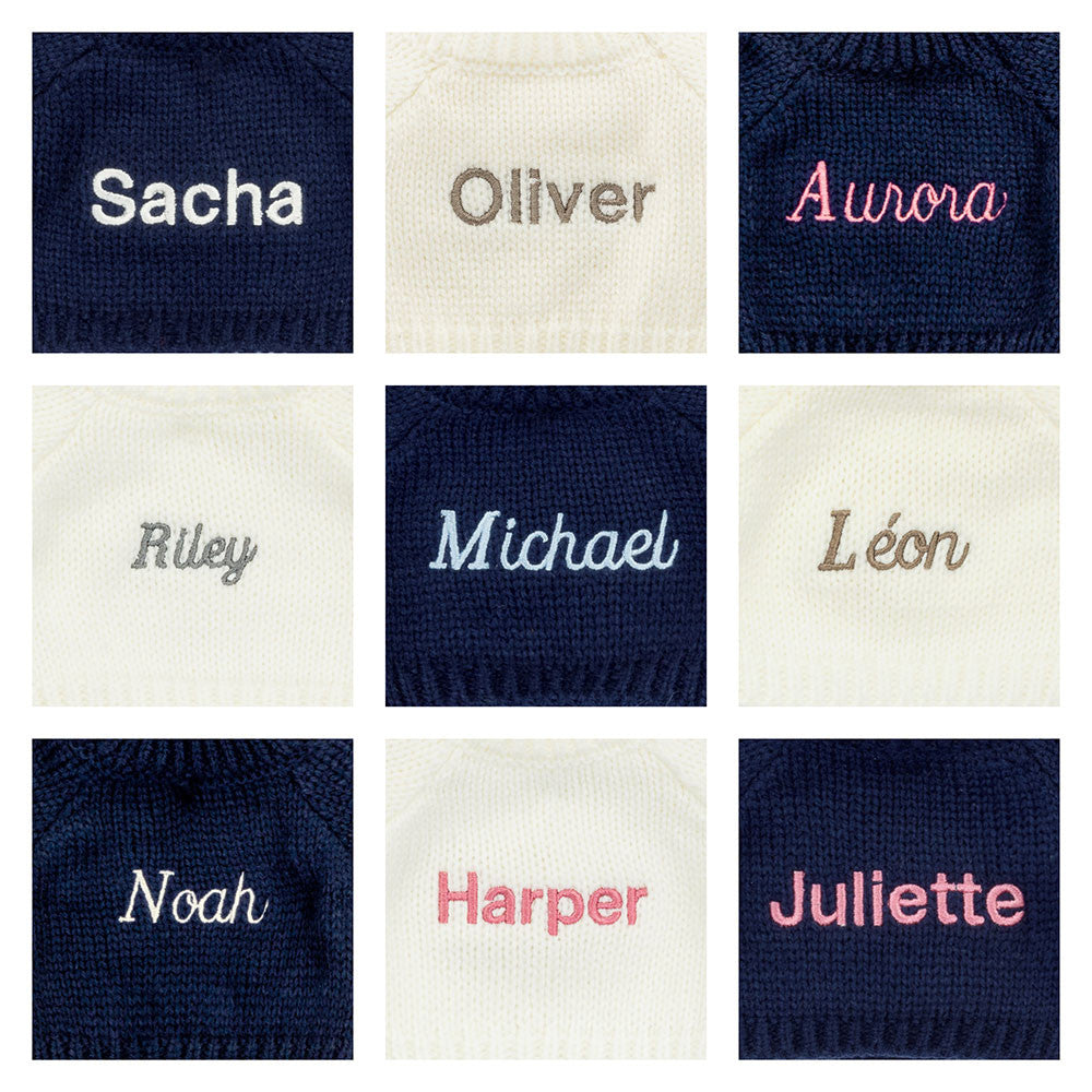 Bashful Luxe Bunny Nimbus with Personalised Cream Jumper