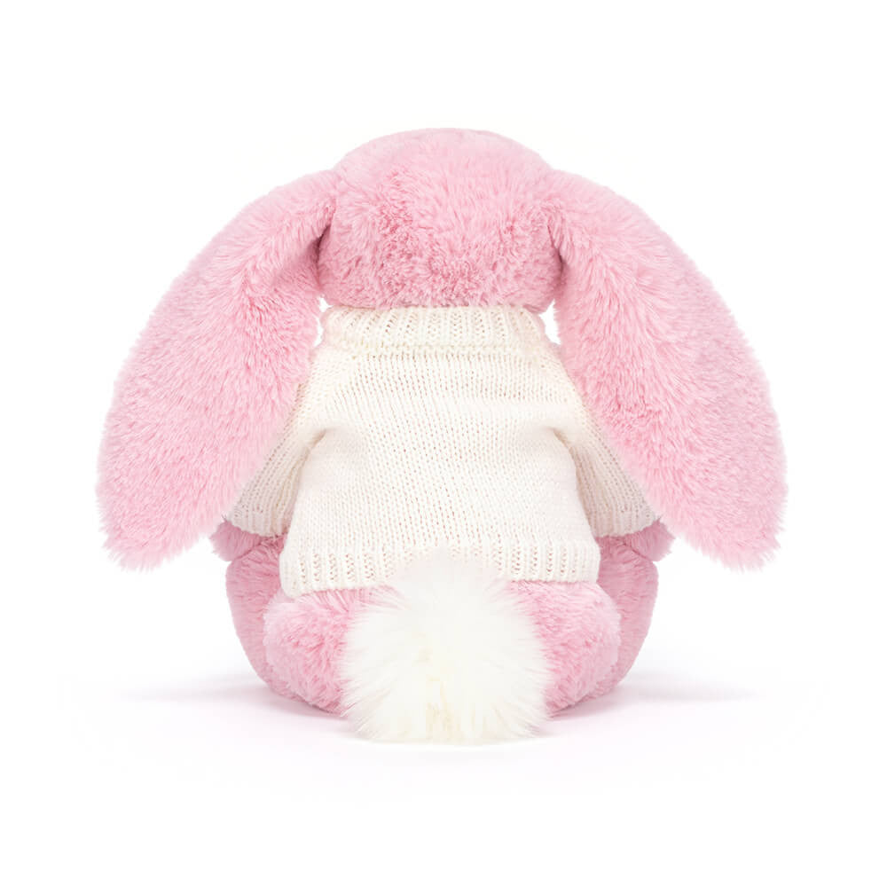 Blushkin Blossom Luxe Bunny with Personalised Cream Jumper