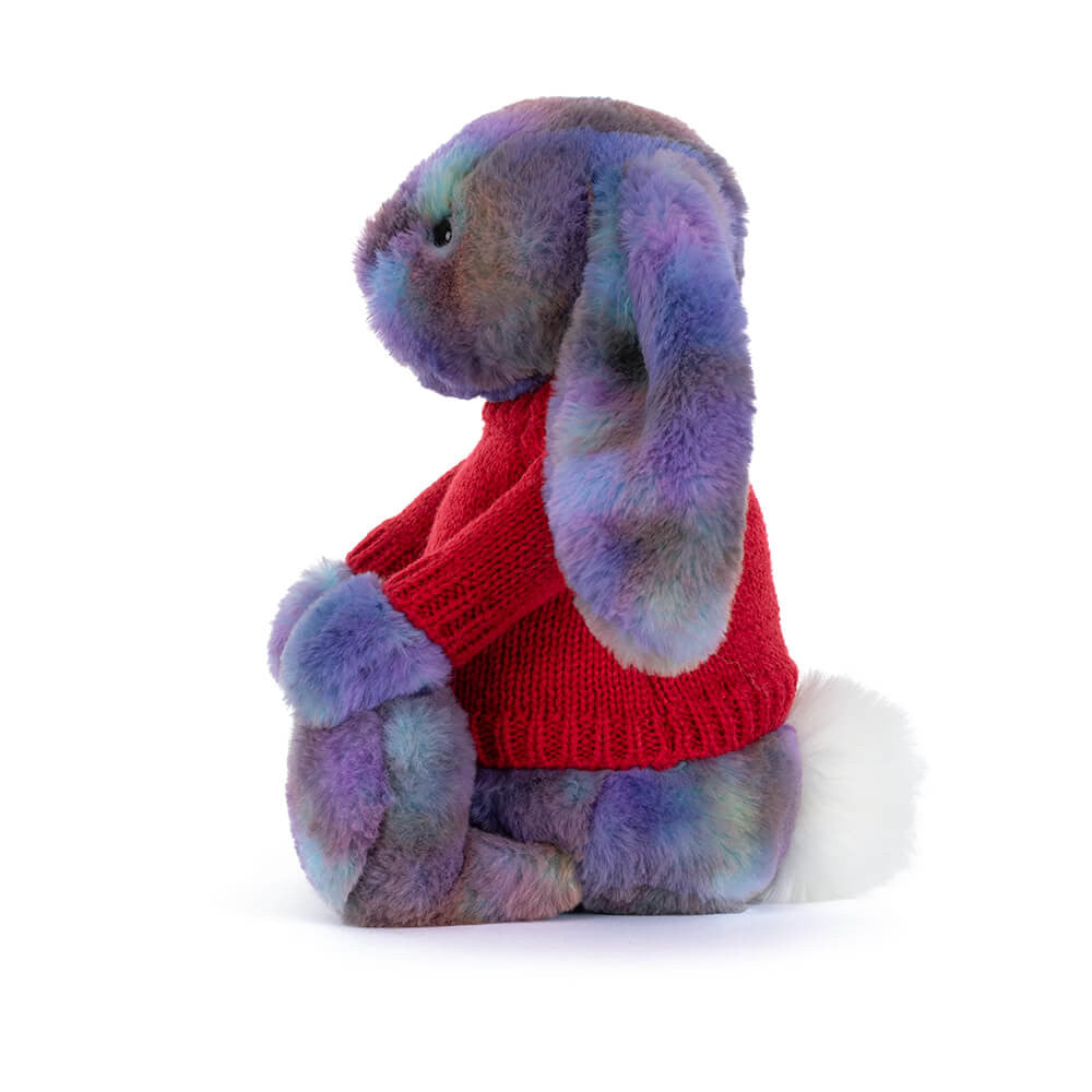 Zodihop Luxe Bunny with Personalised Red Jumper