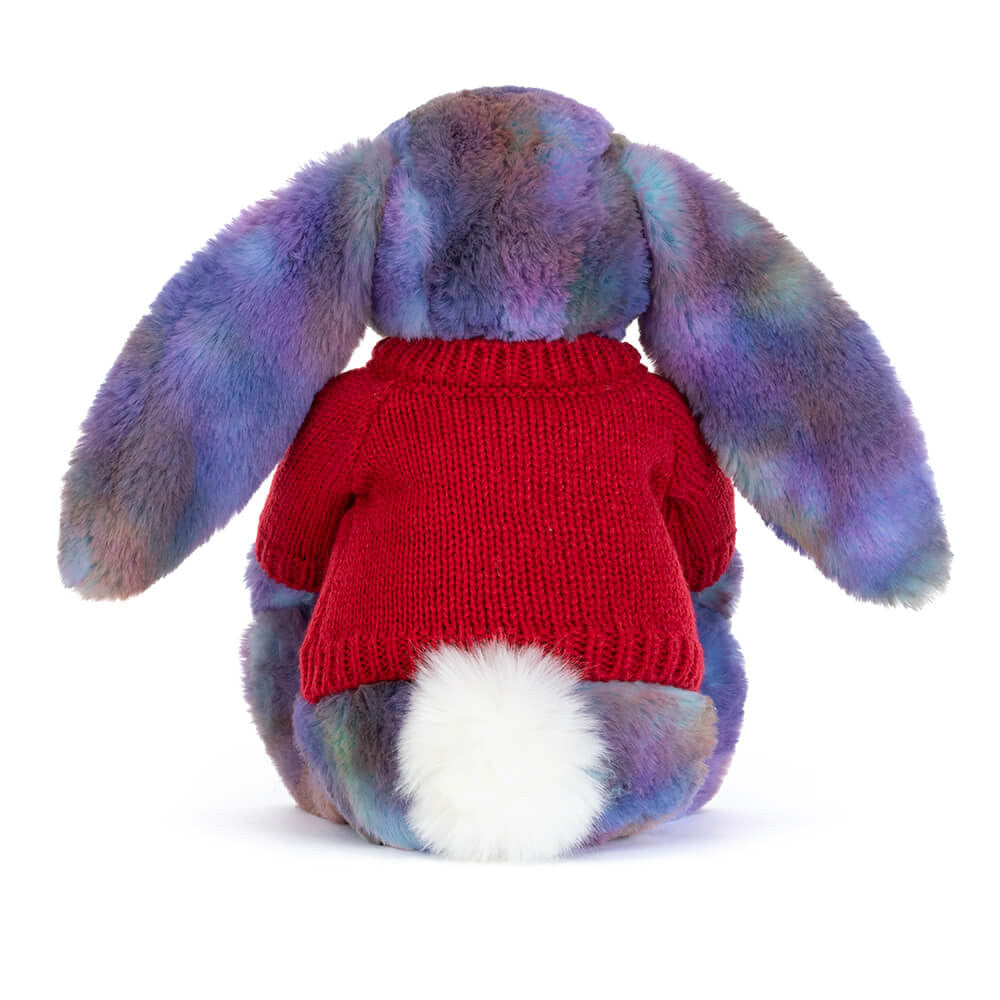Zodihop Luxe Bunny with Personalised Red Jumper