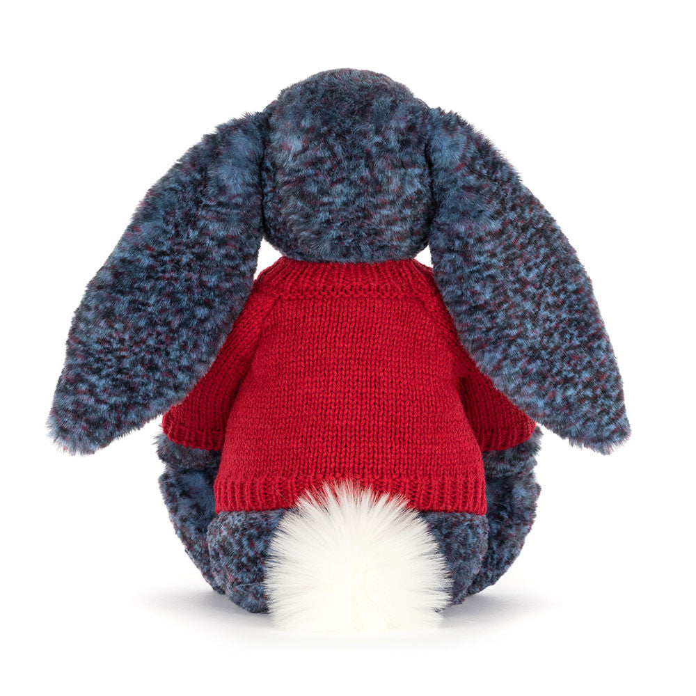 Hopscone Luxe Bunny with Personalised Red Jumper