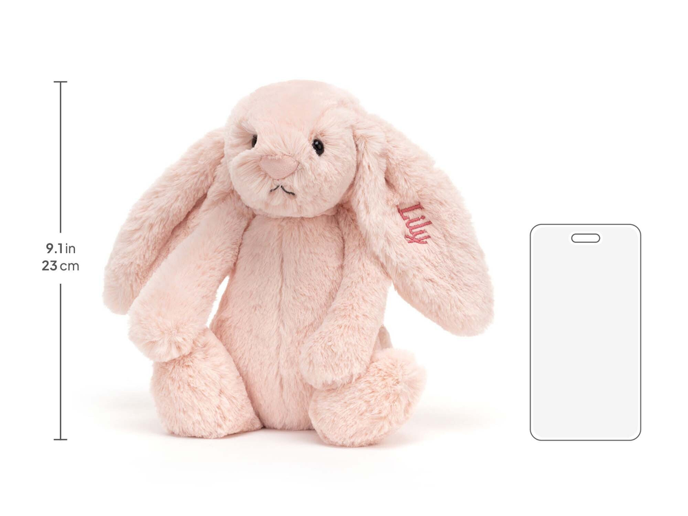 Personalised Bashful Blush Bunny Medium