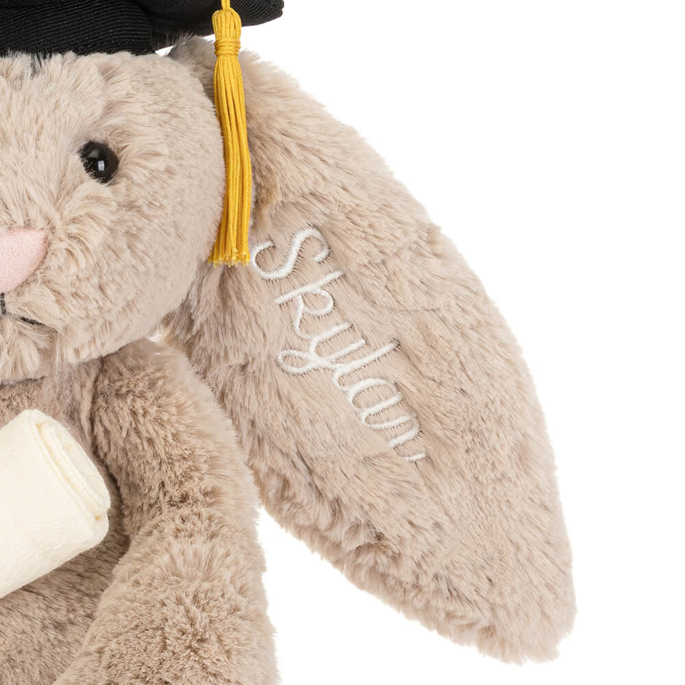 Personalised Bashful Bunny ‘Graduation’