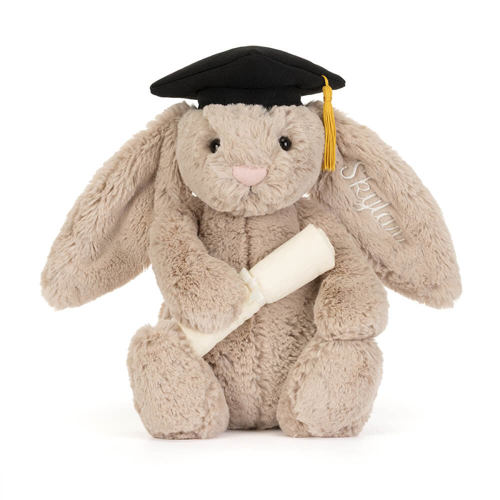 Personalised Bashful Bunny ‘Graduation’