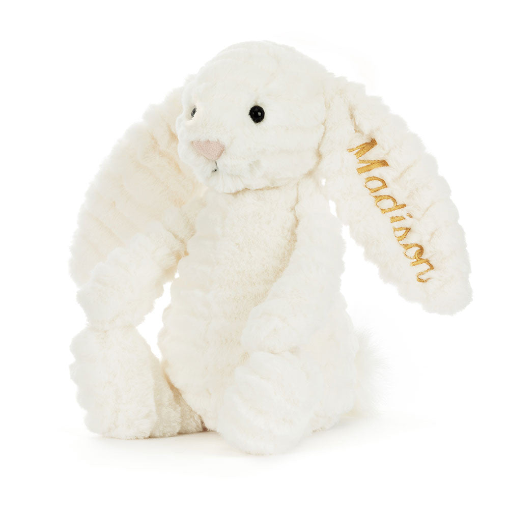 Personalised Bashful Luxe Bunny Nimbus