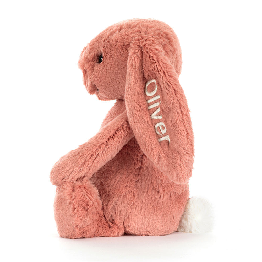 Personalised Bashful Sorrel Bunny Medium