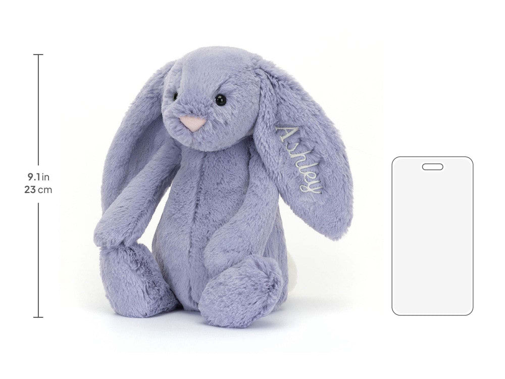 Personalised Bashful Viola Bunny Medium