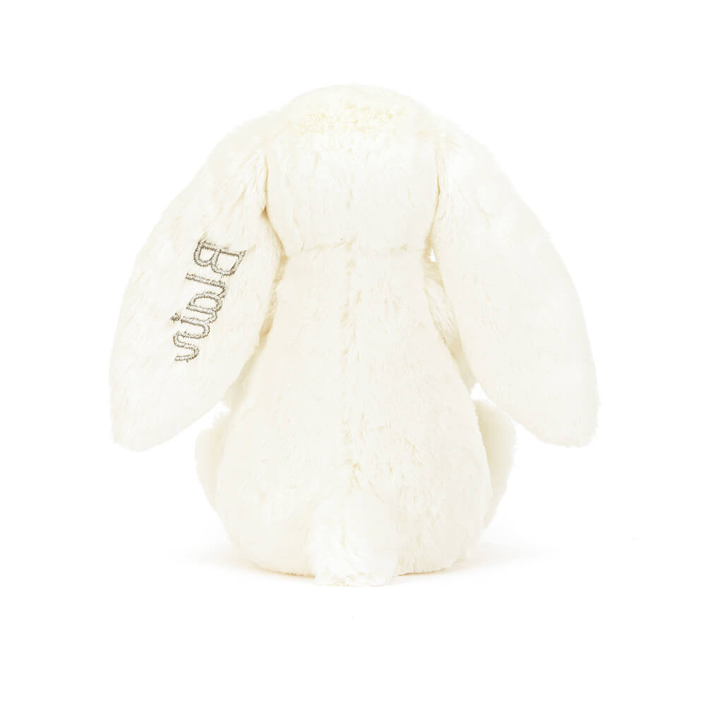 Personalised Cream Bunny with Plant