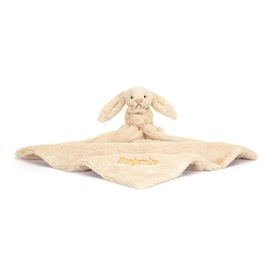 Personalised Bashful Luxe Bunny Willow Soother
