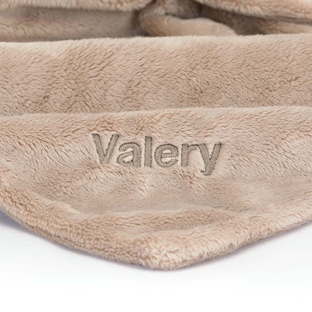 Personalised Bashful Beige Bunny Soother